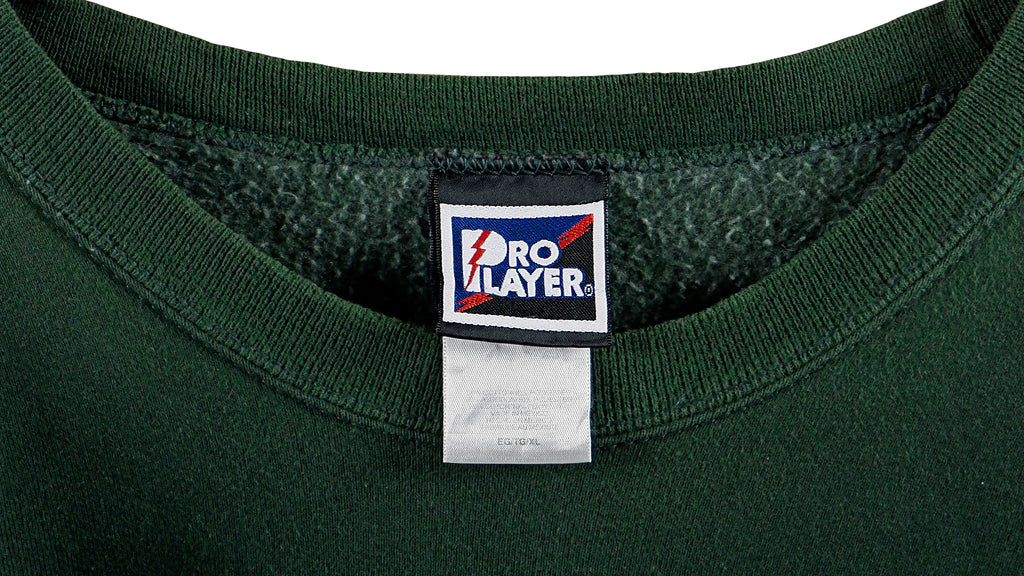 NFL (Pro Player) - Green Bay Packers Sweatshirt 1990s X-Large Vintage Retro Football