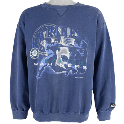 Puma - Seattle Mariners Crew Neck Sweatshirt 1999 Medium