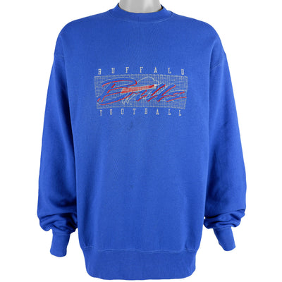 NFL (Pro Player) - Buffalo Bills Football Crew Neck Sweatshirt 1990s X-Large