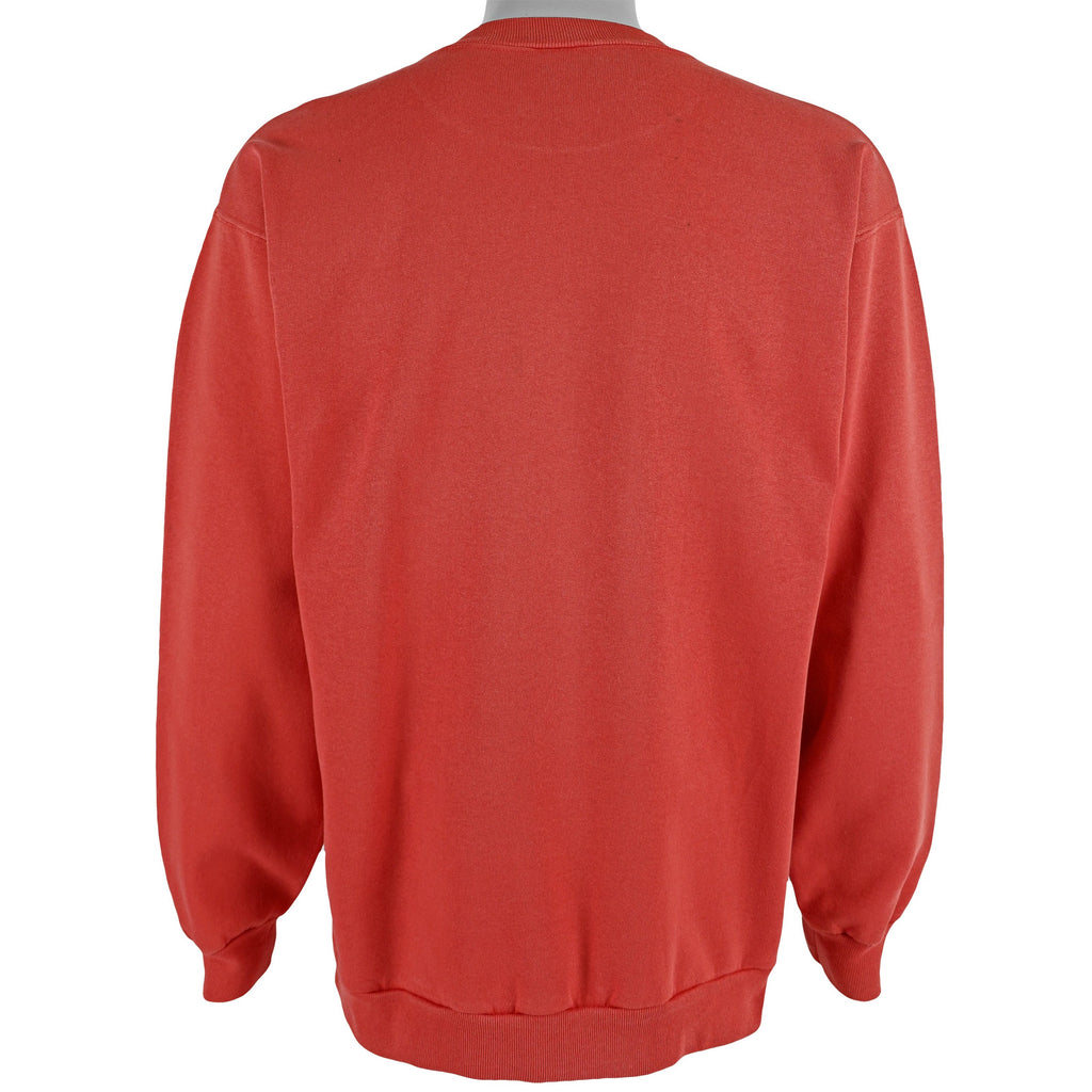 NFL (Trench) - San Francisco 49ers Spell-Out Sweatshirt 1990s Large Vintage Retro Football