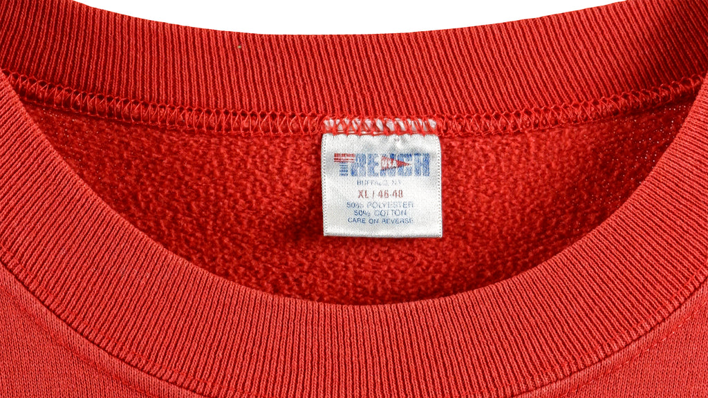 NFL (Trench) - San Francisco 49ers Spell-Out Sweatshirt 1990s Large Vintage Retro Football