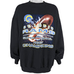 NFL - St. Louis Rams Crew Neck Sweatshirt 2000 X-Large Vintage Retro Football
