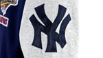 MLB (Majestic) - New York Yankees Button-Up Jacket 1995 Large Vintage Retro Baseball