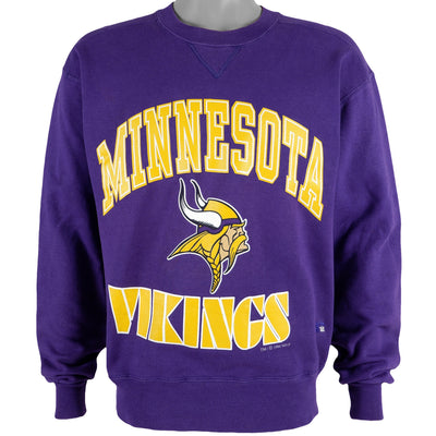 NFL (Russel Athletic) - Minnesota Vikings Crew Neck Sweatshirt 1994 Medium