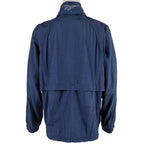 Reebok - Blue & White with Red Big Logo Jacket 1990s Medium Vintage Retro