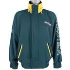 Nautica - Green Competition Spell-Out Jacket 1990s Large Vintage Retro