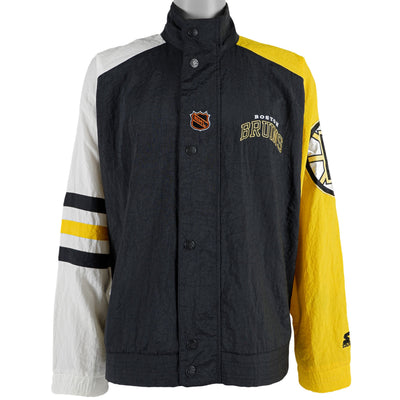 Starter - Boston Bruins Spell-Out Windbreaker 1990s Large