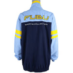 FUBU - Blue Sports Collection Spell-Out Jacket 1990s X-Large Vintage Retro