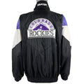 Starter - Colorado Rockies Windbreaker 1990s Large Vintage Retro Baseball