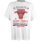 NBA - Chicago Bulls spell-Out T-Shirt 1990s X-Large Vintage Retro Basketball