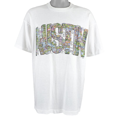 Vintage - Austin, Texas Spell-Out T-Shirt 1992 X-Large