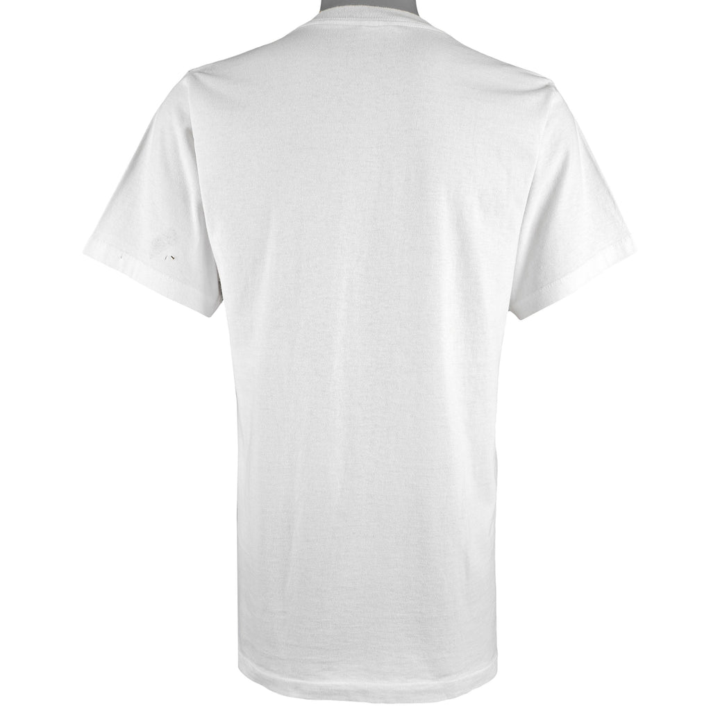 NBA (Salem) - Detroit Pistons Spell-Out T-Shirt 1990 Large Vintage Retro Basketball