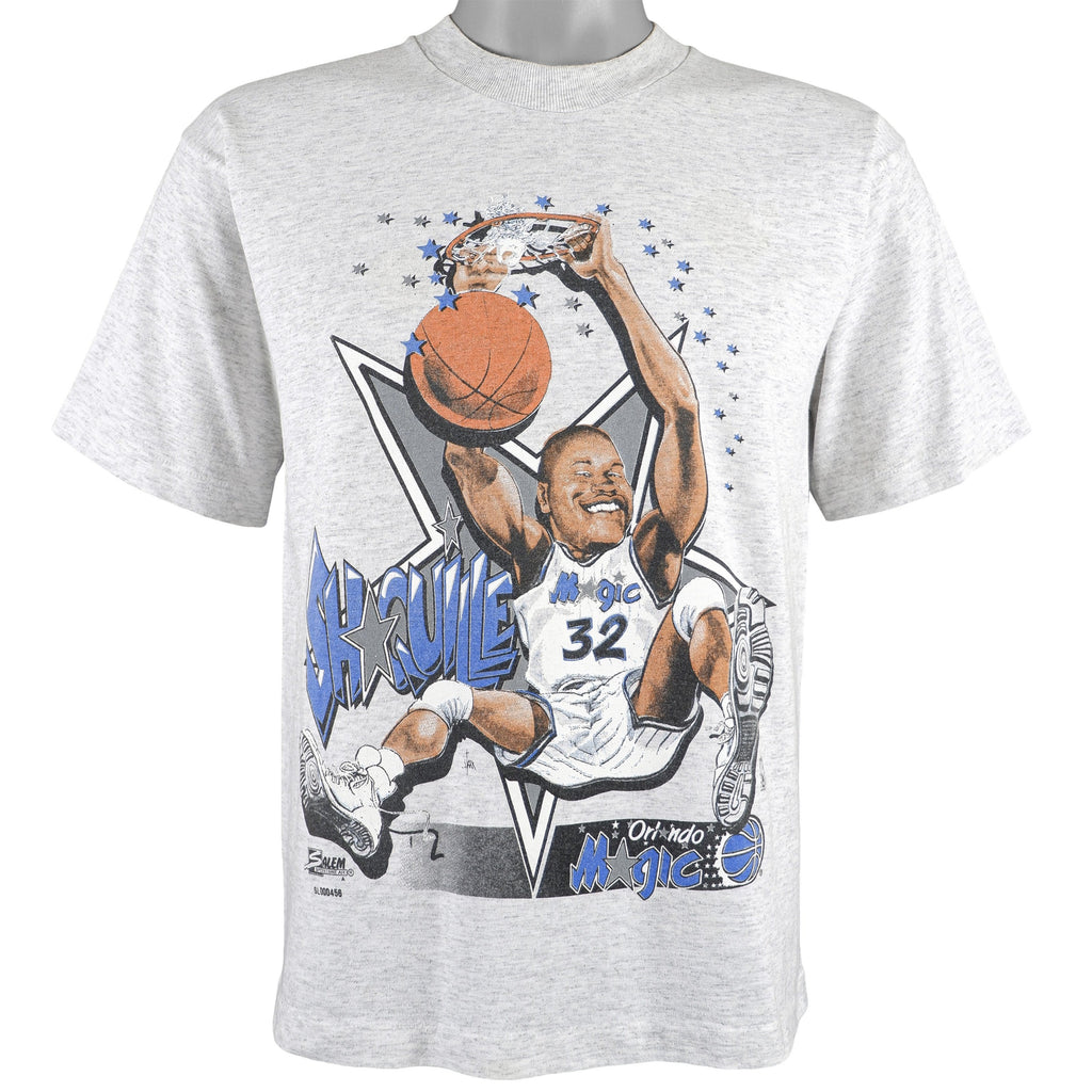 NBA (Artex) - Orlando Magic - Shaquille ONeal #32 T-Shirt 1993 Medium Vintage Retro Basketball