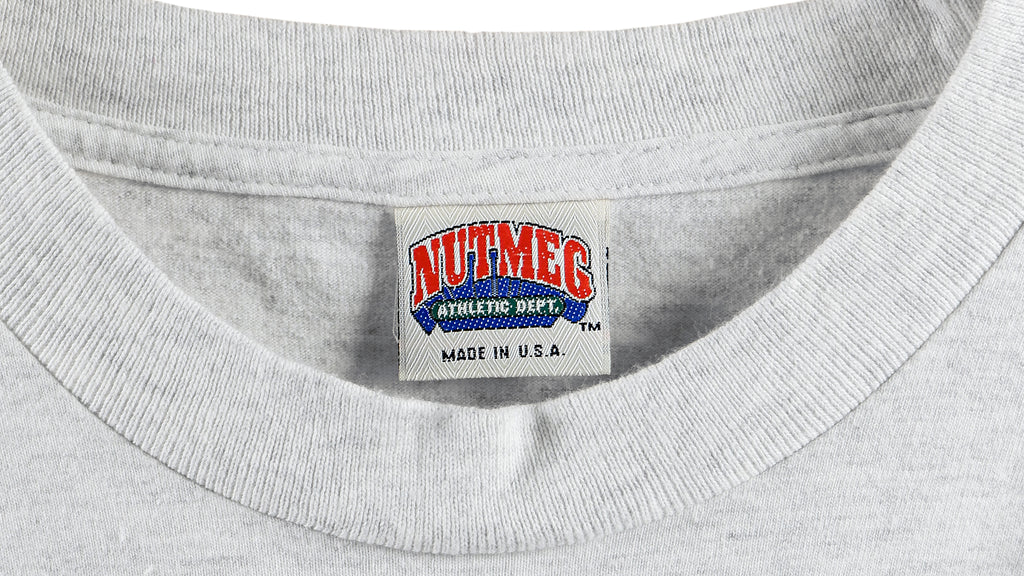 NFL (Nutmeg) - Dallas Cowboys Grey T-Shirt 1990s XX-Large Vintage Retro Football