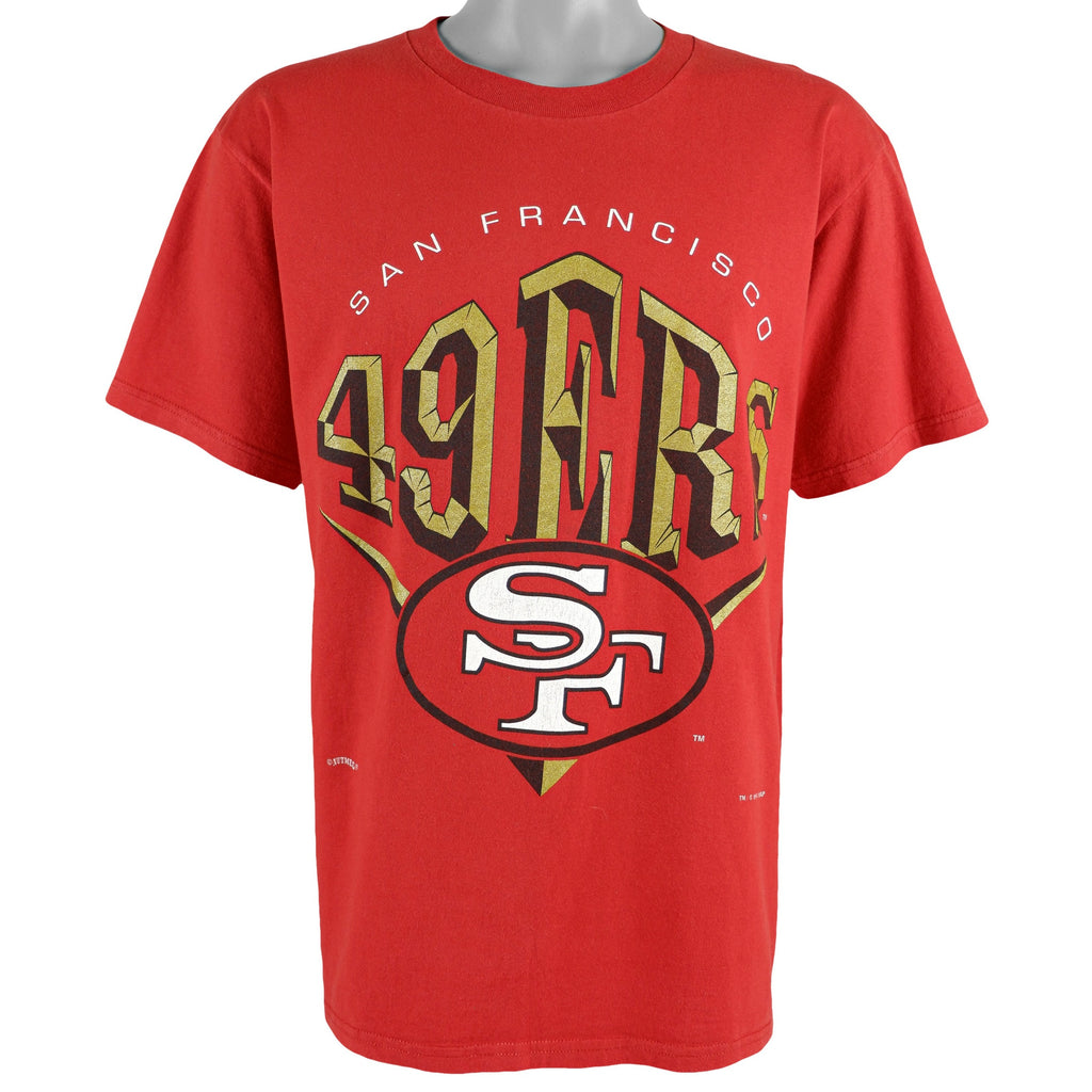 NFL (Nutmeg) - San Francisco 49ers Deadstock T-Shirt 1995 Large Vintage Retro Football