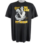 NFL (Stedman) - Yes We Can! Pittsburgh Steelers Billy Owens #6 T-Shirt 1990 X-Large
