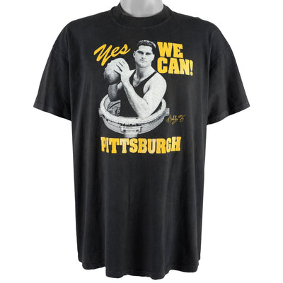 NFL (Stedman) - Yes We Can! Pittsburgh Steelers Billy Owens #6 T-Shirt 1990 X-Large