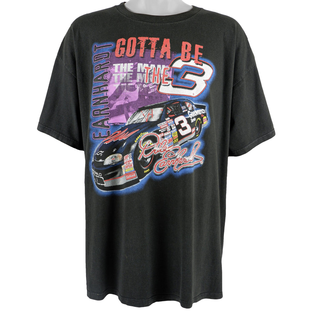 NASCAR (Competitors View) - Dale Earnhardt The Man T-Shirt 1990s XX-Large Vintage Retro