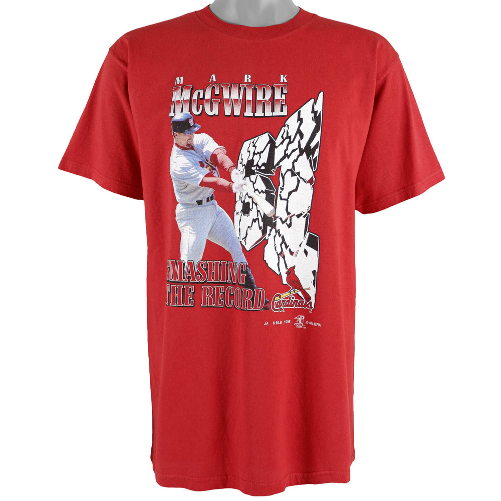 MLB - St. Louis Cardinals, Mark McGwire T-Shirt 1998 Large Vintage Retro Baseball