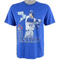 MLB (Pro Player) - Blue Jays Jose Canseco #44 T-Shirt 1990s Medium Vintage Retro Baseball
