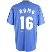 Starter - Hideo Nomo, Los Angeles, Dodgers T-Shirt 1995 Large Vintage Retro Baseball