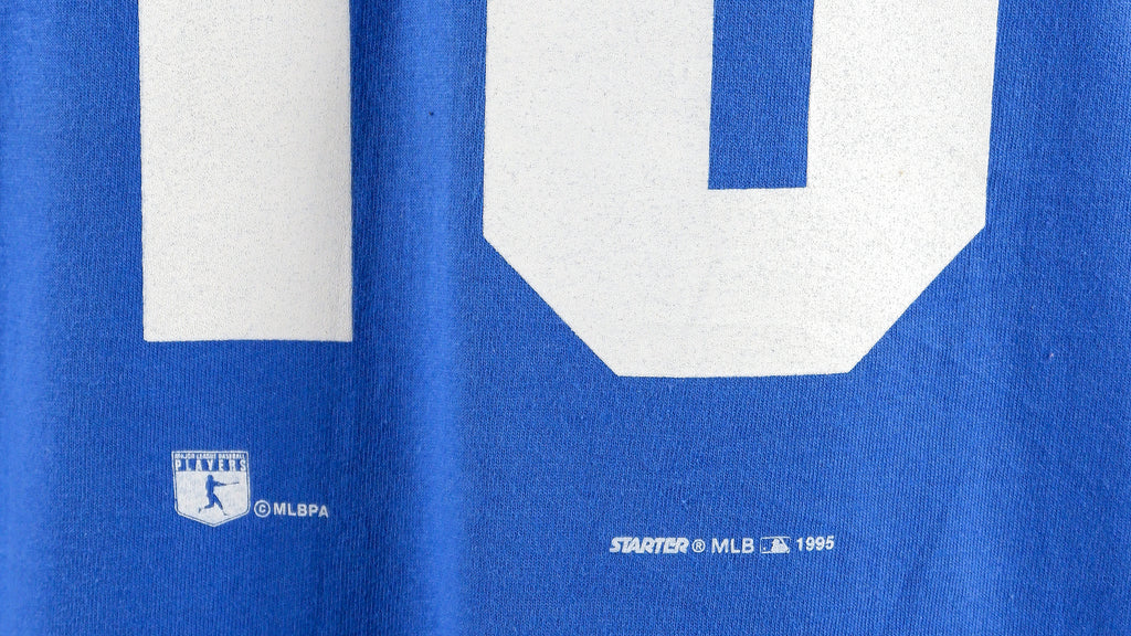 Starter - Hideo Nomo, Los Angeles, Dodgers T-Shirt 1995 Large Vintage Retro Baseball