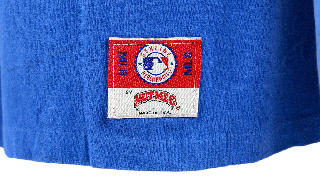 MLB (Nutmeg) - Mets Dwight Gooden #16 T-Shirt 1992 Medium Vintage Retro Baseball