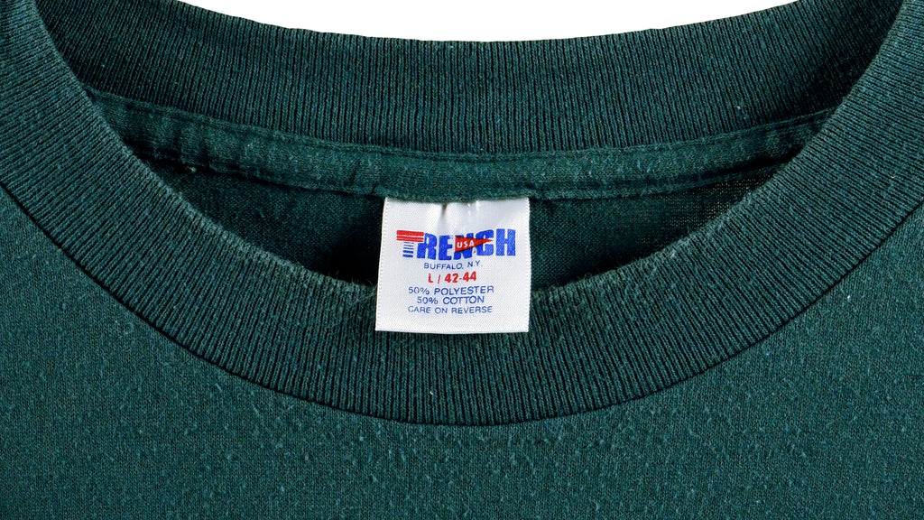 MLB (Trench) - Oakland Athletics Spell-Out T-Shirt 1989 Large