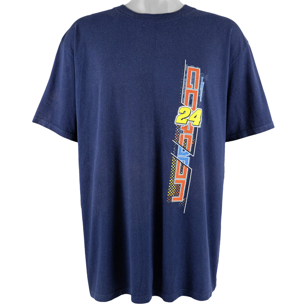 NASCAR (Winners Circle) - Blue Jeff Gordon #24 T-Shirt 1990s X-Large Vintage Retro
