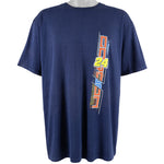 NASCAR (Winners Circle) - Blue Jeff Gordon #24 T-Shirt 1990s X-Large Vintage Retro