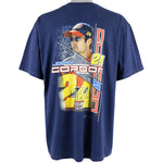 NASCAR (Winners Circle) - Blue Jeff Gordon #24 T-Shirt 1990s X-Large Vintage Retro