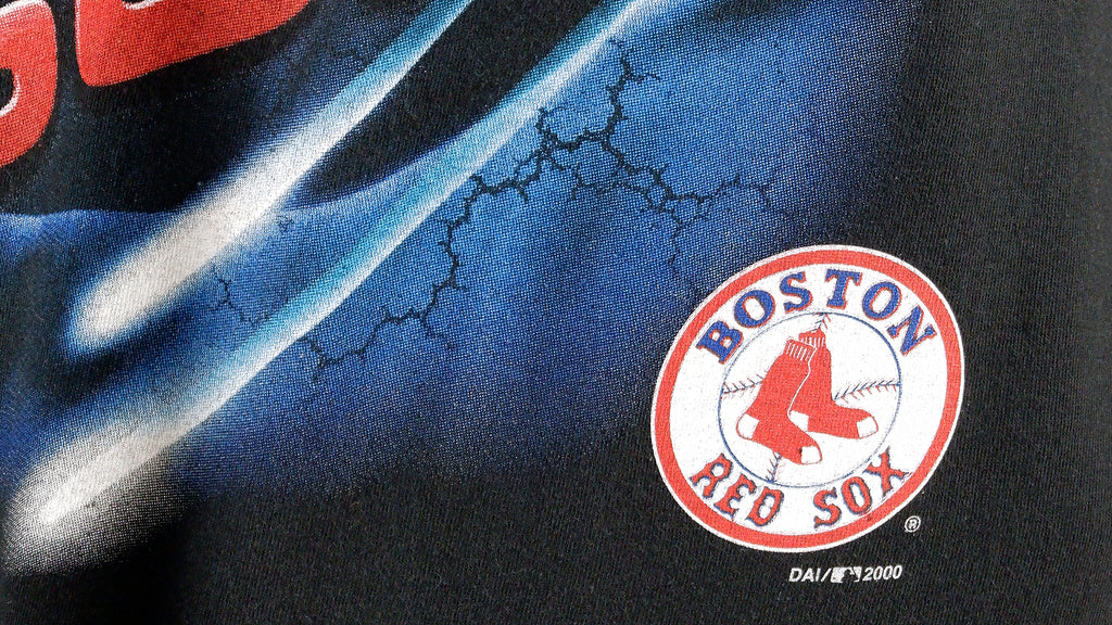 MLB (True Fan) - Boston Red Sox T-Shirt 2000 Medium Vintage Retro Baseball