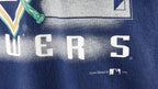 MLB (Hanes) - Milwaukee Brewers T-Shirt 1995 Large Vintage Retro Baseball