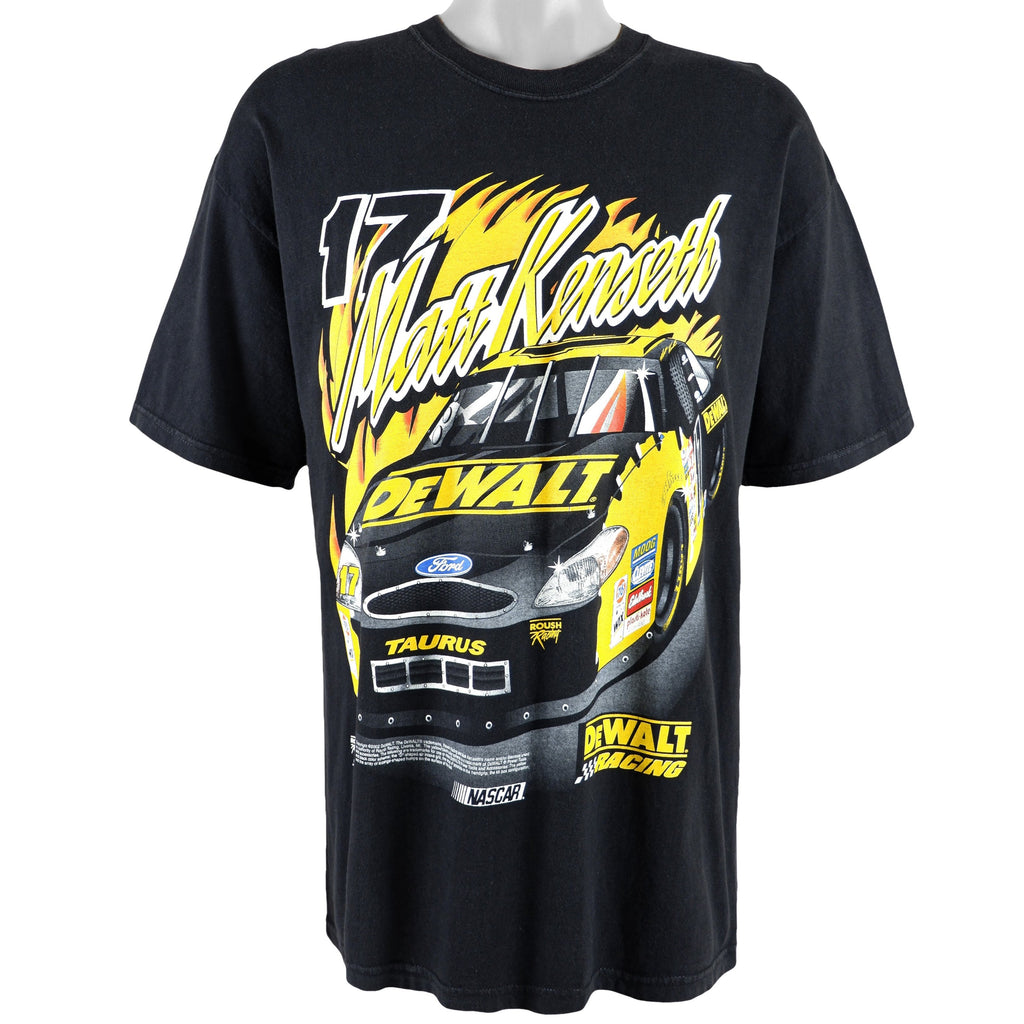 NASCAR (Hanes) - Matt Kenseth, Ford #17 T-Shirt 2002 Large Vintage Retro
