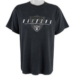 NFL (Lee) - Oakland Raiders Spell-Out T-Shirt 1990s Medium