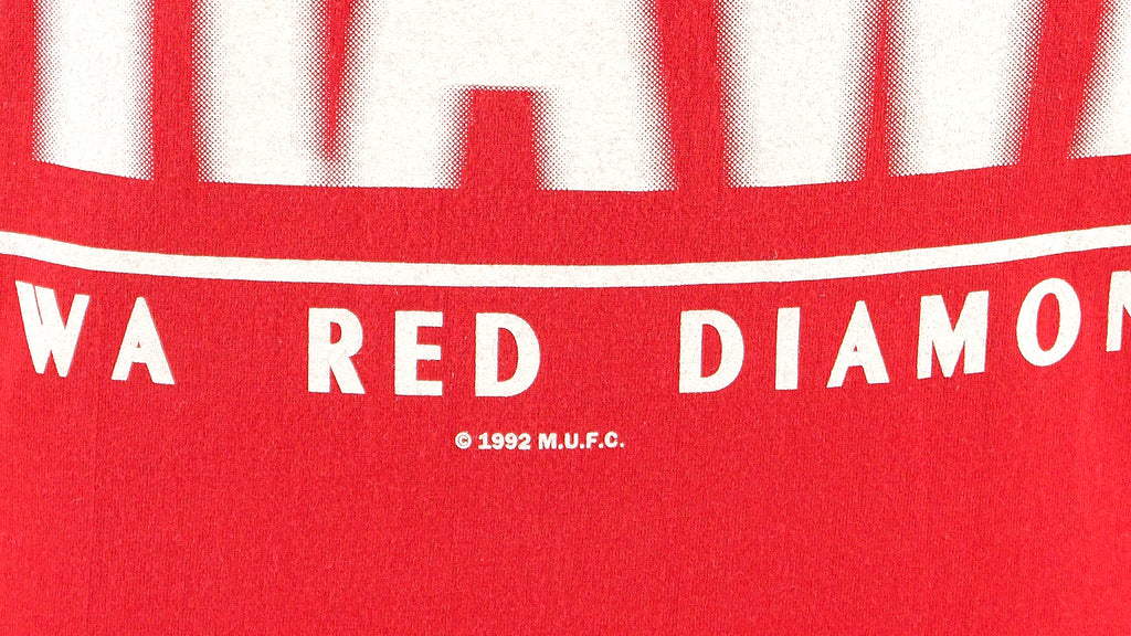 Vintage (Nutmeg) - Urawa Red Diamonds Spell-Out T-Shirt 1992 Large Vintage Retro Football