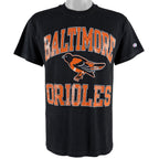 Champion - Baltimore Orioles Spell-Out T-Shirt 1990s Medium Vintage Retro Baseball