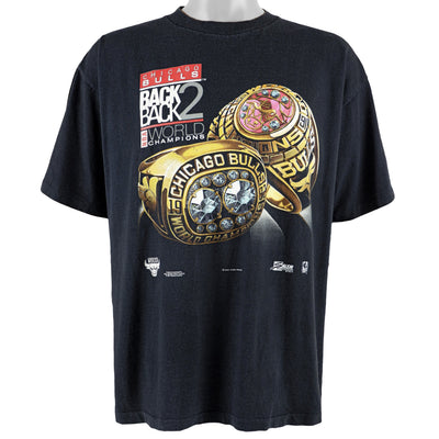 NBA (Salem) - Chicago Bulls, World Champions Ring T-Shirt 1992 X-Large