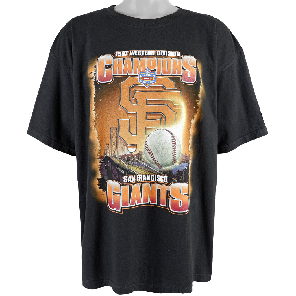 Starter - San Francisco Giants Spell-Out Deadstock T-Shirt 1997 X-Large Vintage Retro Baseball
