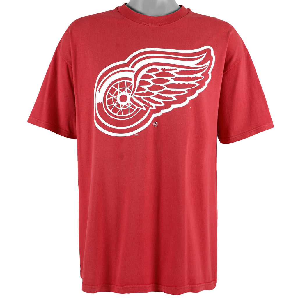 NHL (Hanes) - Detroit Red Wings, Osgood #30 T-Shirt 2008 X-Large Vintage Retro Hockey