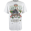 CFL (Hanes) - Saskatchewan Regina Grey Cup Champions Deadstock T-Shirt 1995 Large Vintage Retro Football
