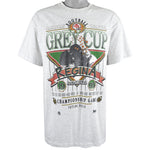 CFL (Hanes) - Grey Cup Champion Game, Regina Saskatchewan Deadstock T-Shirt With Tags 1995 Large