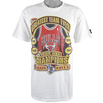Starter - Chicago Bulls, The Greatest Team Ever, Champions Deadstock T-Shirt 1996 Medium