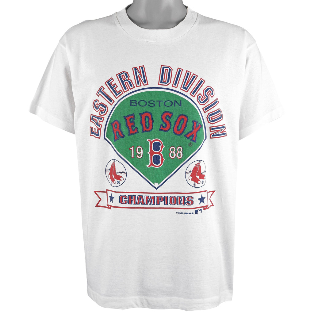 MLB (Screen Stars Best) - Boston Red Sox Deadstock T-Shirt 1988 Large Vintage Retro Baseball