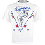 MLB (Sport Attack) - Hideo Nomo, L.A. Dodgers #16 T-Shirt 1995 Medium Vintage Retro BAseball