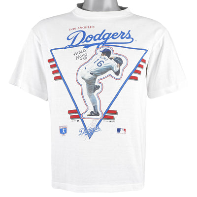 MLB (Sport Attack) - Hideo Nomo, L.A. Dodgers #16 T-Shirt 1995 Medium