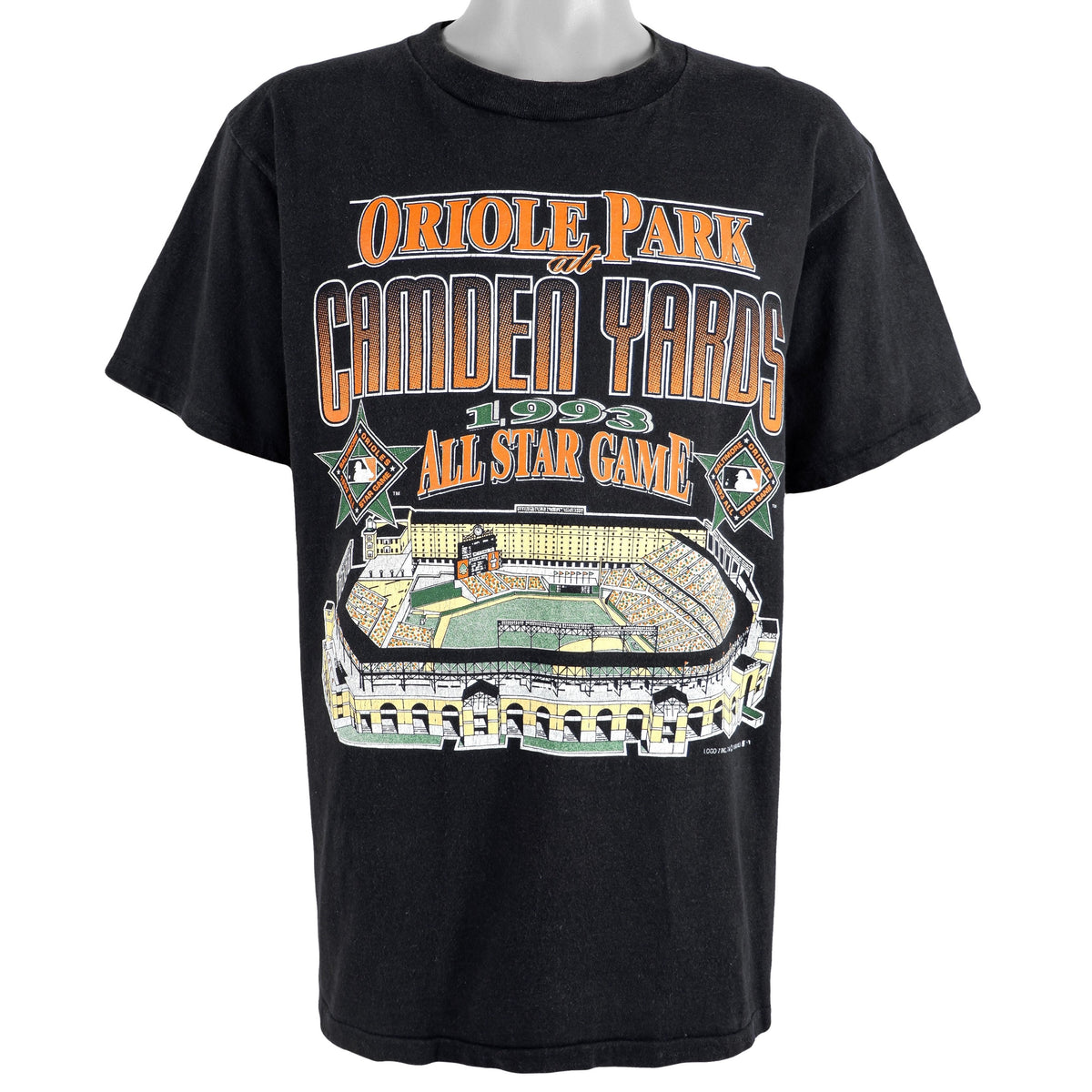 MLB (Tultex) - Baltimore Orioles T-Shirt 1993 Large Vintage Retro Baseball