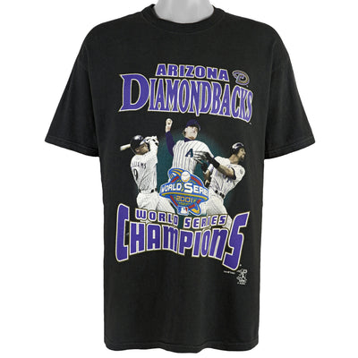 MLB (Hanes) - Arizona Diamondbacks, World Series Champions T-Shirt 2001 Large