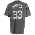NBA (Hardwood Classics) - Chicago Bulls - Pippen #33 T-Shirt 1990s Large Vintage Retro Basketball