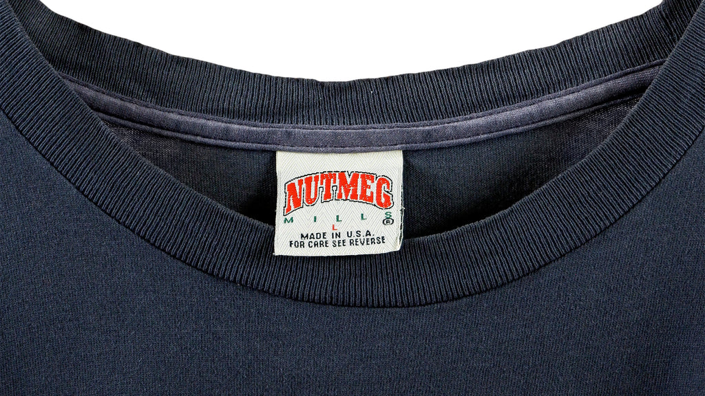 NBA (Nutmeg) - Chicago Bulls Spell-Out T-Shirt 1993 Large Vintage Retro Basketball